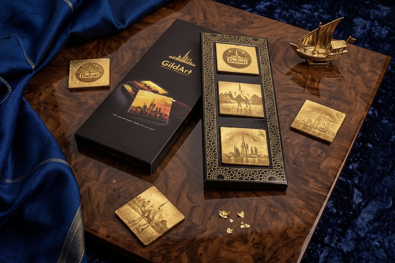 Gold Chocolate Box